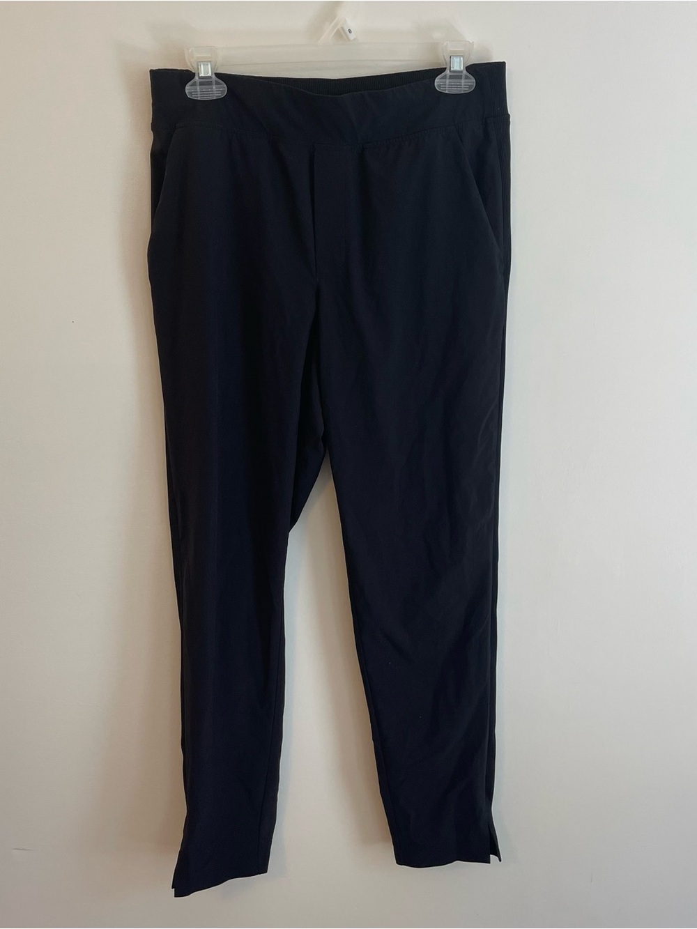 Athleta Brooklyn Ankle Pant US 04 Active Workout Commute Black Minimal